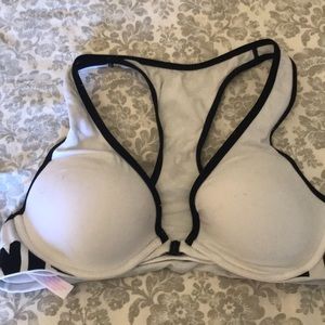 VS Pink White Sports Bra